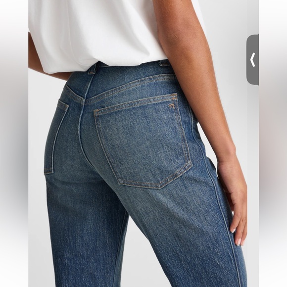 Madewell Vintage Straight-Leg Jeans in Medium Blue - Picture 11 of 11